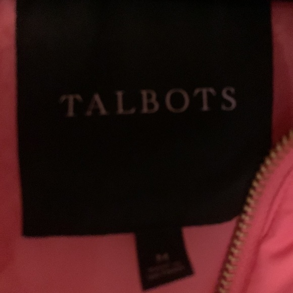 Talbots Jackets & Coats Talbots Size Medium Hot Pink Faux Fur